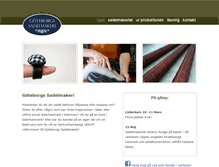 Tablet Screenshot of goteborgssadelmakeri.se